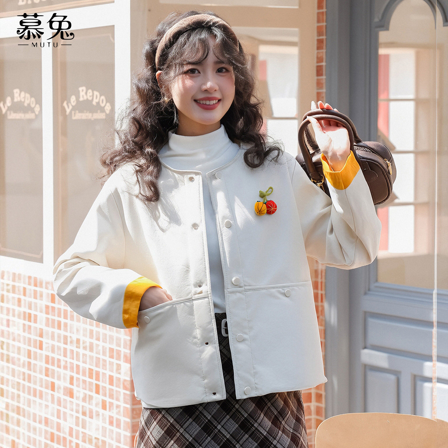 慕兔甜美立体小南瓜棉服外套女2025冬新款小个子宽松保暖棉衣外套,女装/女士精品,短外套,淘宝优惠券,粉丝福利购,淘宝优惠卷