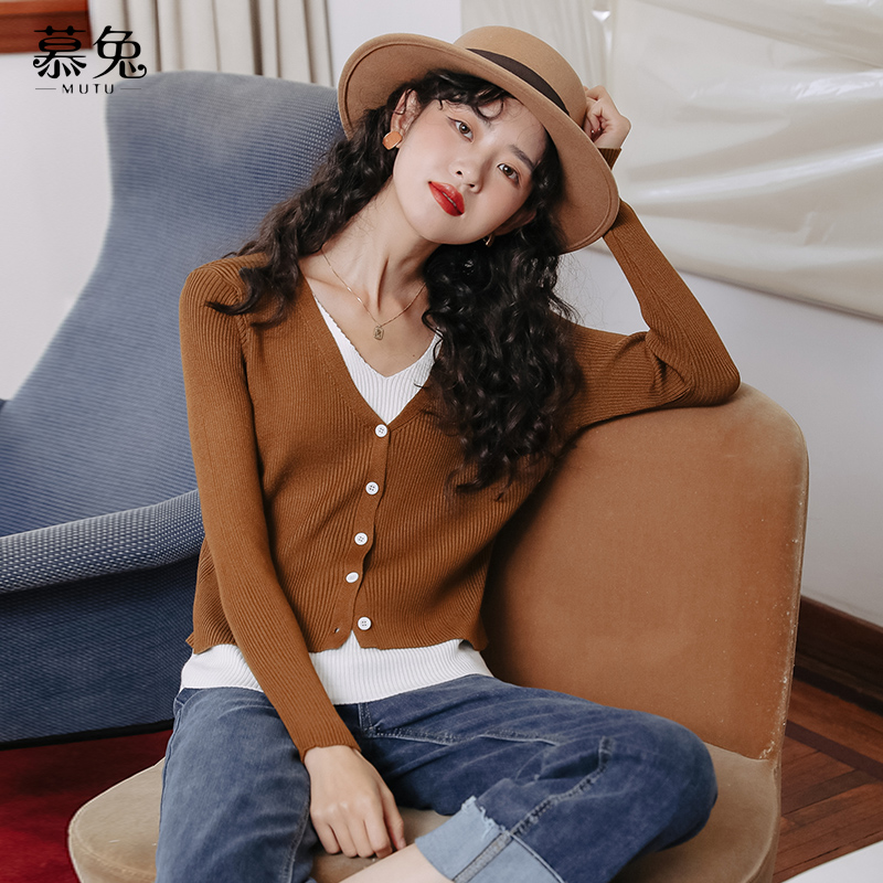 秋季新款设计感小众叠穿针织衫