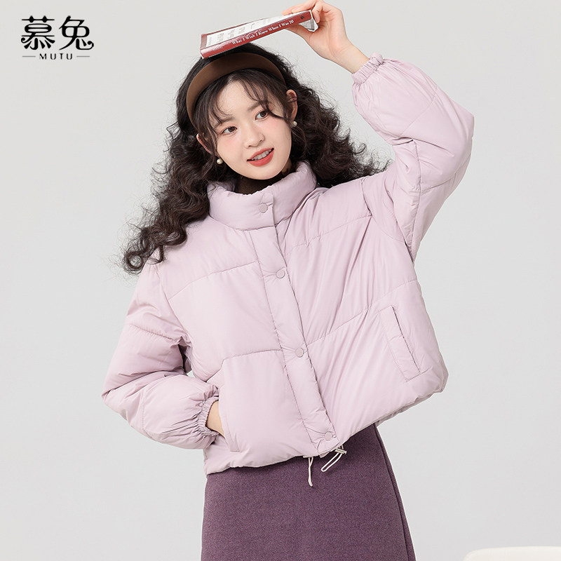 慕兔小个子立领棉衣棉服