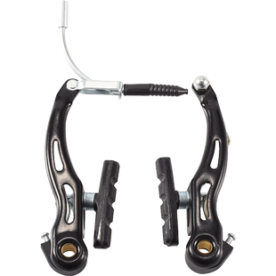 自行车V刹夹器山地车刹车器折叠车V闸手闸修理配件通用单车刹车皮