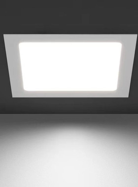 led老式卡扣嵌入式厨卫灯开孔17x17卫生间20x20平板灯30x30吸顶灯