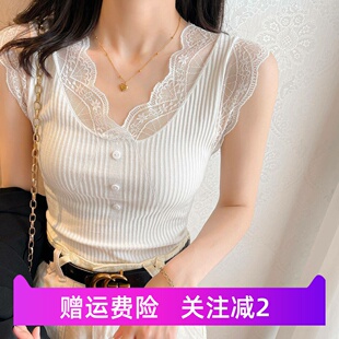 吊带女性感无袖上衣新品爆款宽松外穿百搭西装内搭法打底衫小背心