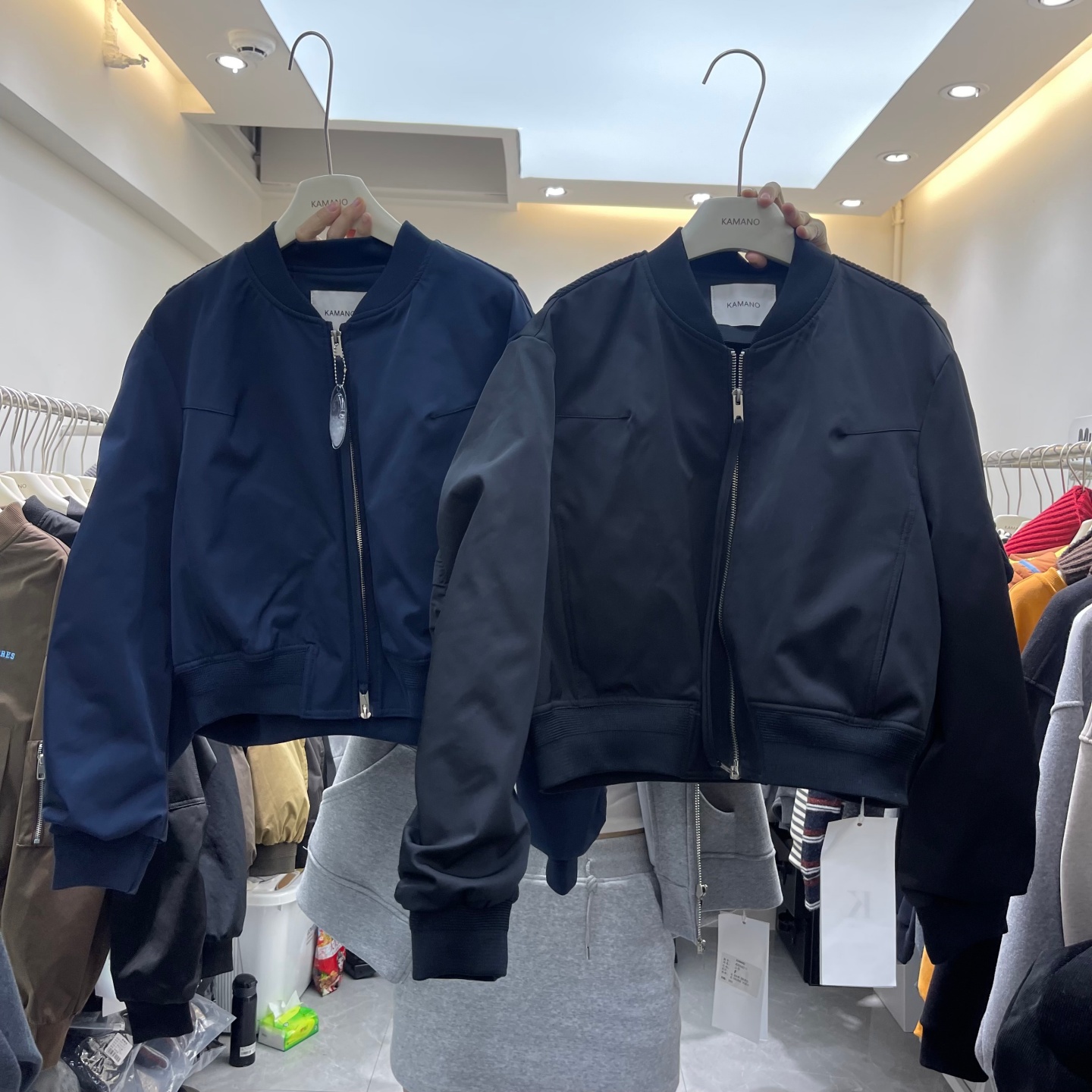 薄羽绒棒球服女2025秋冬新款