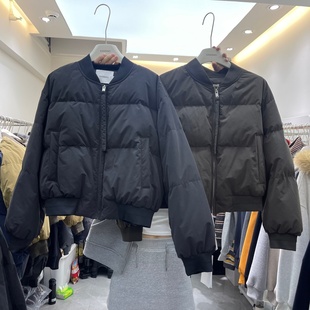 韩系短款羽绒服女2025年冬季新款加厚小个子保暖气质夹克棉服外套