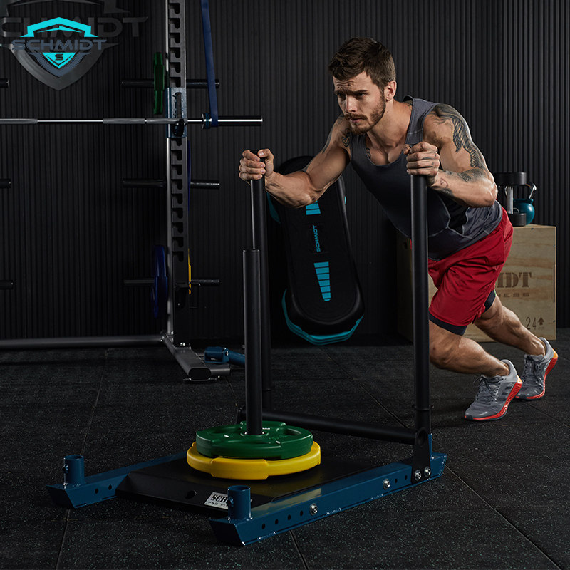 schmidt 健身雪橇车大号户外室内阻力爆发训练能量车负重推车