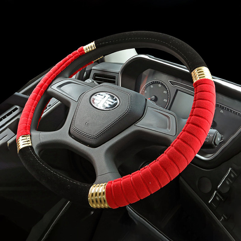 解放J6P JH6 J6L J6F领途轻卡龙V2.0 VH 麟V冬季毛绒方向盘套把套