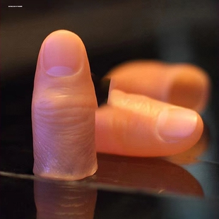 义指仿真假指硅胶残疾人食指小拇指套受伤手指保护手套指甲套防护