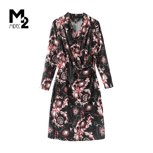 M2女装店春夏巴洛克风印花