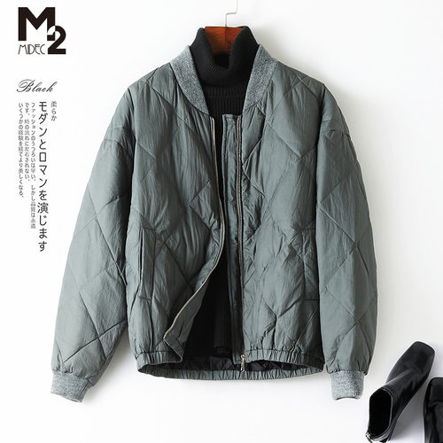 M2羽绒服新款宽松大码轻薄秋冬季