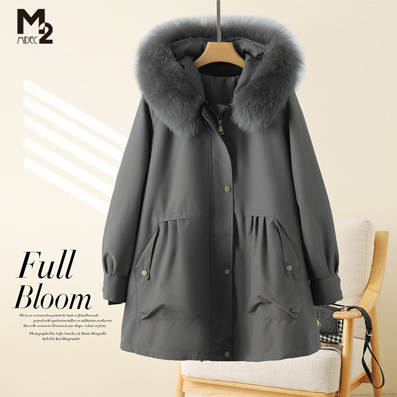 【断码清仓】M2兔毛派克服