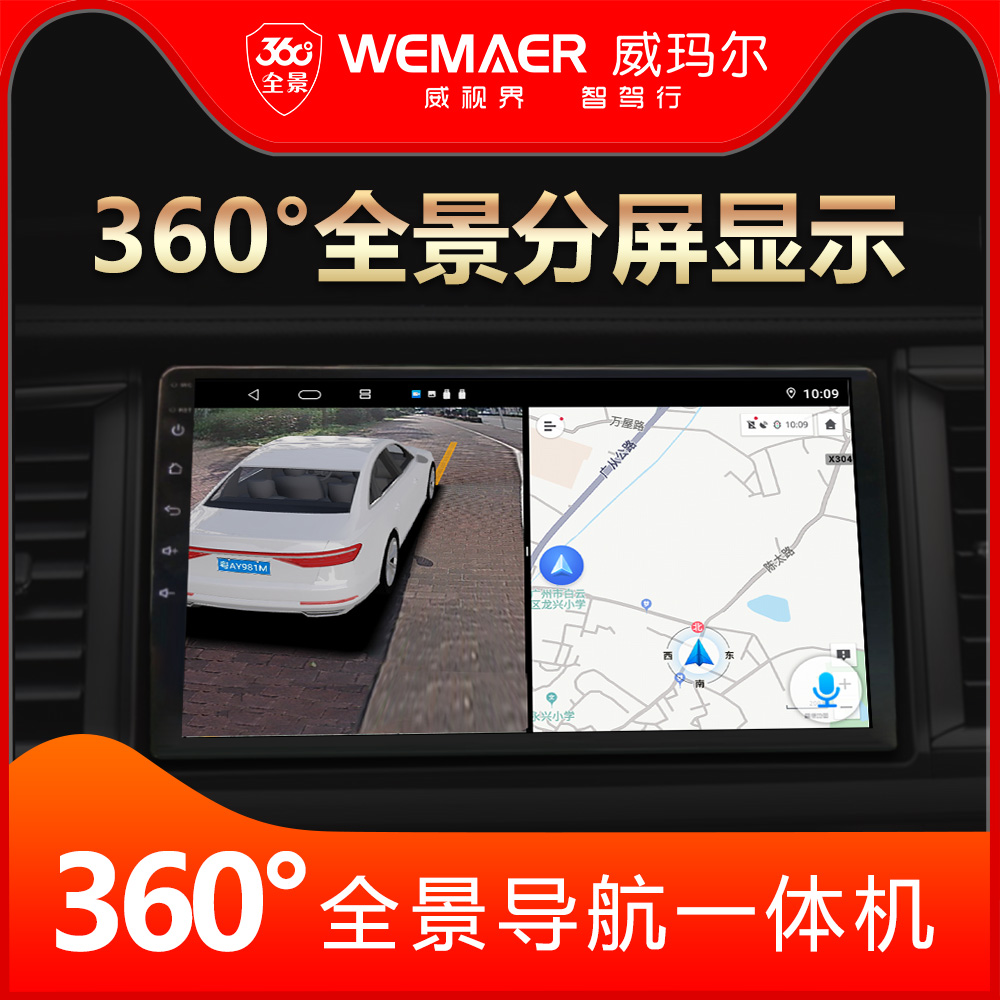 360全景影像系统行车记录仪