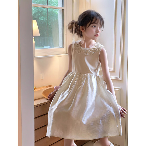 女童夏季连衣裙儿童夏装背心裙子