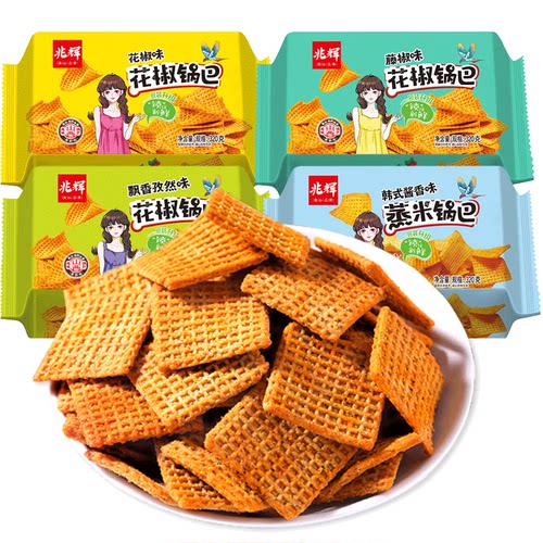 兆辉花椒锅巴盒装大片锅巴