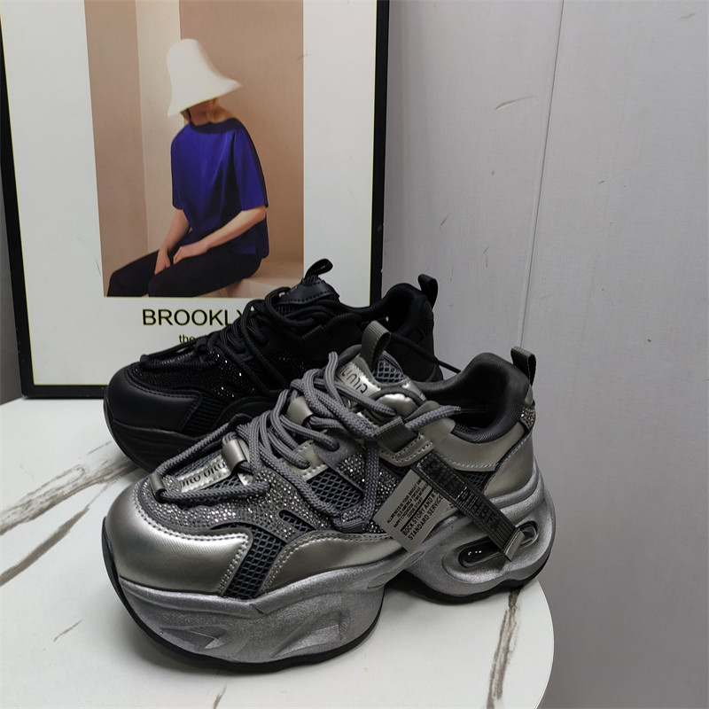 撤柜断码处理2026春季新款女厚底增高老爹鞋系带运动休闲百搭潮鞋,流行男鞋,老爹鞋,淘宝优惠券,粉丝福利购,淘宝优惠卷