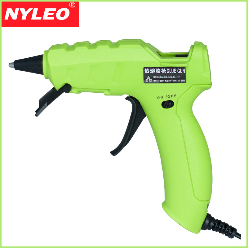 súng bắn keo silicon mini Nileo nyleo không dây pin lithium có thể sạc lại súng bắn keo nóng hộ gia đình trẻ em của nhãn hiệu súng nóng chảy với keo dính keo nến silicon súng bắn keo nến