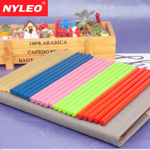 nyleo彩色热熔胶棒高粘