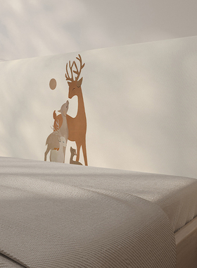 奶油风床头罩套1米8新款实木床全包弹力防尘保护套通用可拆洗