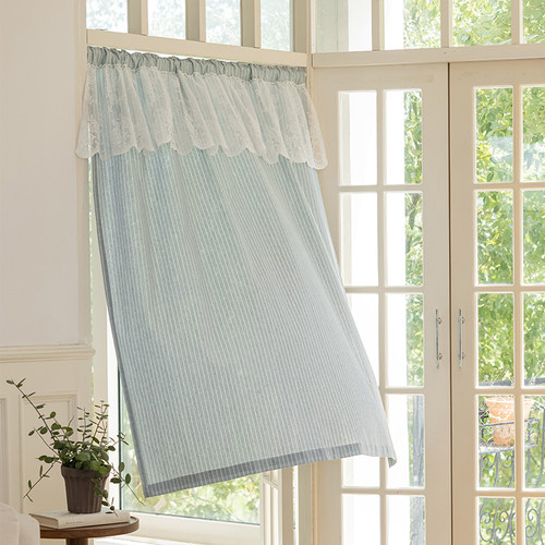 美人胚子法式棉麻门帘遮挡帘1