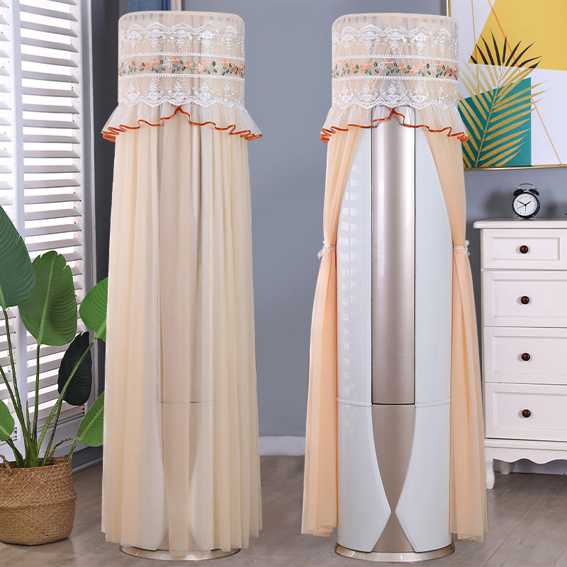 空调防尘罩立式圆柱形通用柜机专用2025新款全包挡风空调套盖布