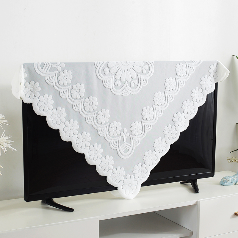 蕾丝洗衣机电视机冰箱万能桌布