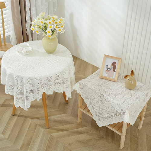 美人胚子蕾丝镂空桌布梅花
