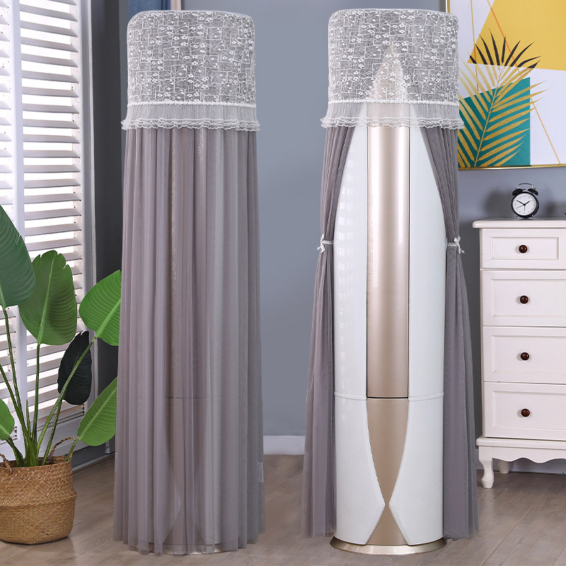 适用美的立式空调防尘罩柜机挡风柜式海尔格力圆柱形空调罩套圆形