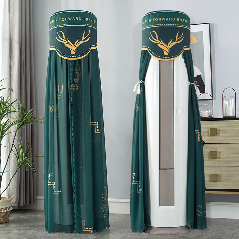 空调套防尘罩圆形立式圆柱柜机罩套开机不取适用格力美的奥克斯