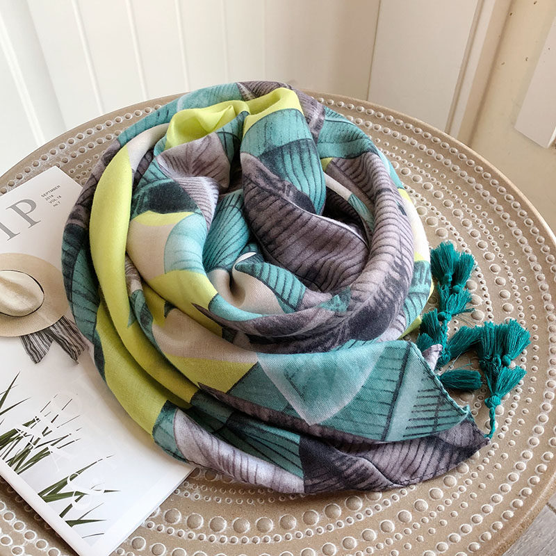 薄款围巾民族风棉麻披肩丝巾百搭春秋长款纱巾流苏保暖围巾女冬季|ruв категории Аксессуары, шарф/шарф/шаль - от Buy2taobao.com для оказания профессиональной услуги покупки агента Taobao