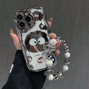 p60 电镀小煤球适用华为mate60pro手机壳荣耀100 50e女mate30pro创意x40i保护套 10se新款 80可爱nova12