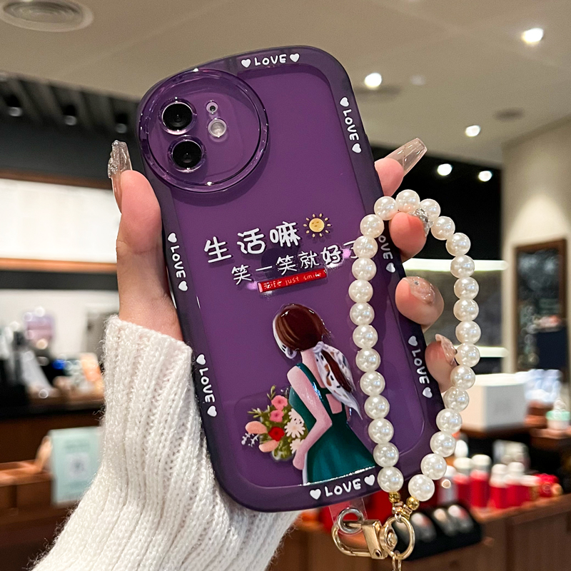 记得微笑适用OPPOReno8手机壳reno7新款reno6pro保护套reno5k紫色reno4se女reno3元气版软壳a97/a96/a95可爱使用感如何?