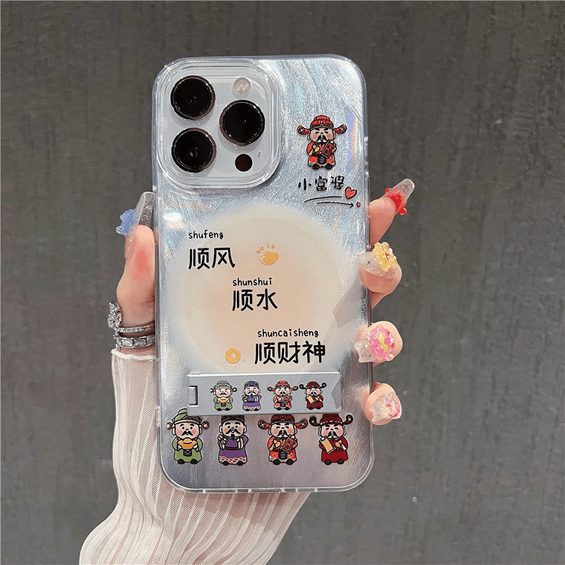 顺风顺水顺财神适用华为手机壳