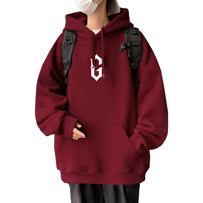 潮流字母设计宽松百搭休闲卫衣