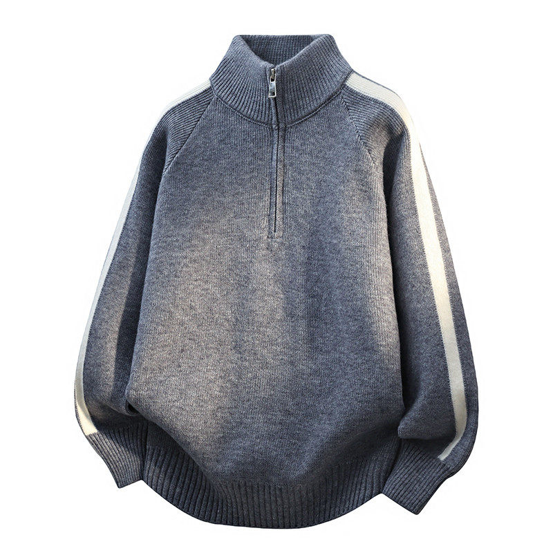 毛衣男春秋季2026新款宽松打底衫套头半高领针织衫潮牌休闲上衣服,男装,针织衫/毛衣,淘宝优惠券,粉丝福利购,淘宝优惠卷