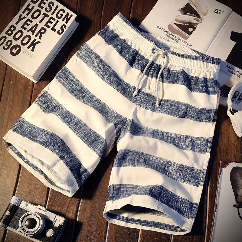 短裤男夏天五分休闲中裤夏季宽松大码速干男士运动5分沙滩裤男夏