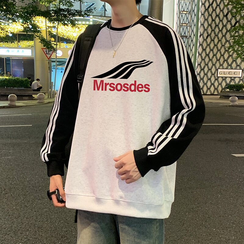 潮流宽松百搭休闲圆领卫衣