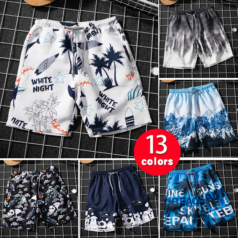 短裤男潮牌ins夏季运动休闲五分大裤衩薄款宽松速干帅气沙滩裤子5