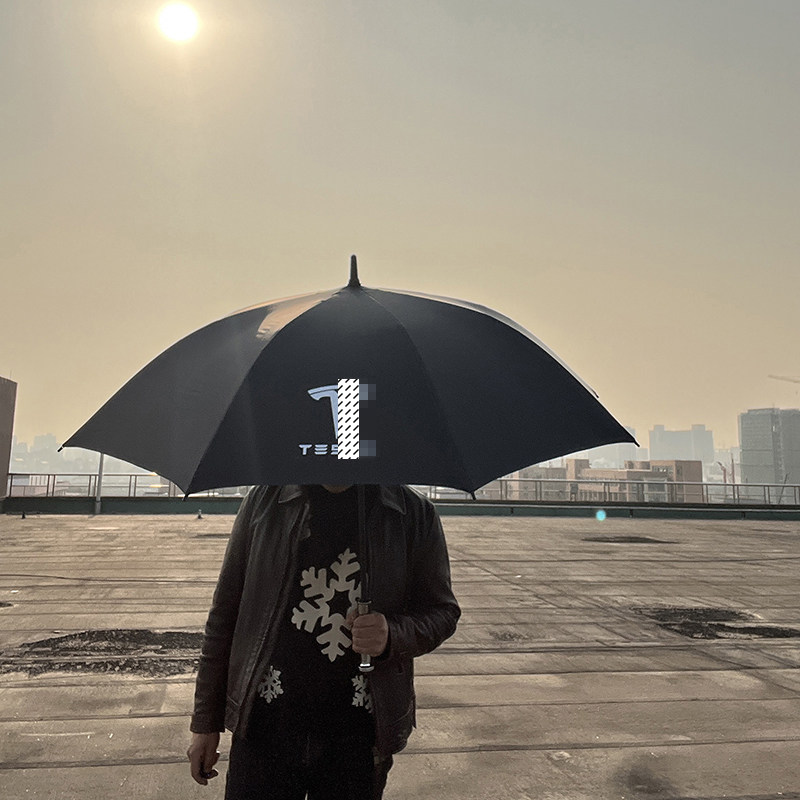 特斯拉雨伞礼品太阳伞图片