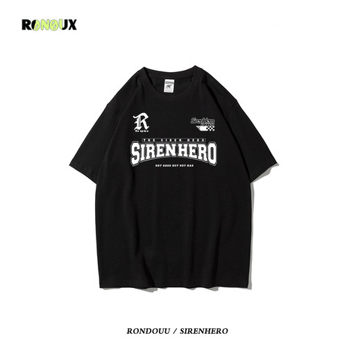 美式复古街头嘻哈潮牌短袖t恤女