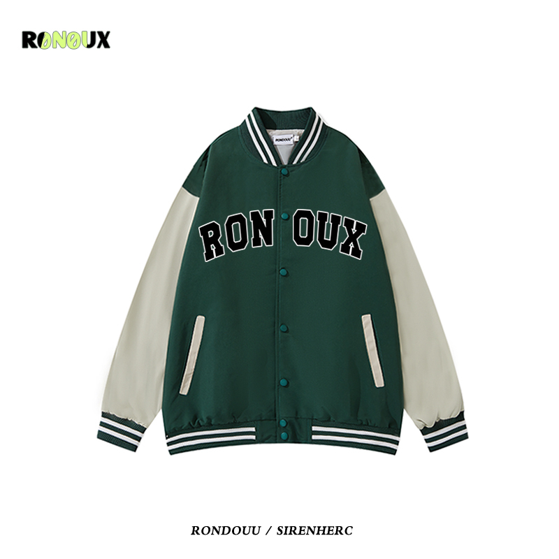 美式复古潮牌春秋棒球服夹克外套