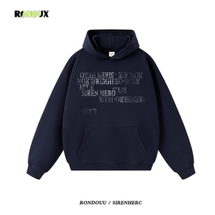 450g重磅美式 外套 复古连帽卫衣男女秋冬宽松oversize潮牌情侣帽衫