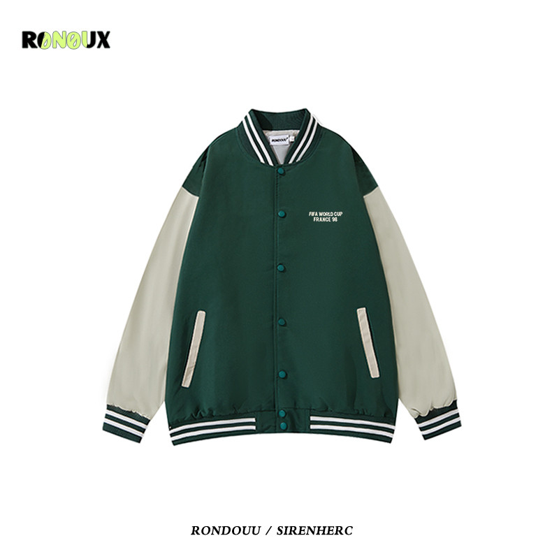 美式复古学院风棒球服外套女春秋2024新款百搭小个子学生宽松夹克