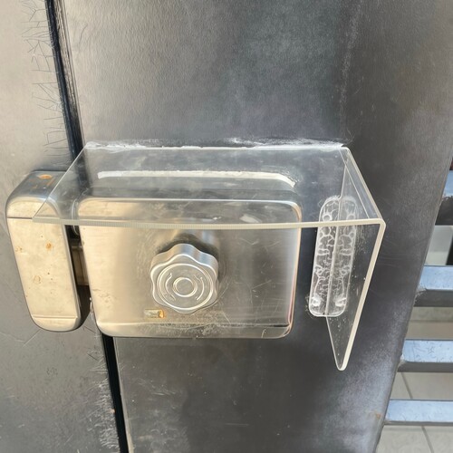 户外防晒防水指纹电控锁防雨罩