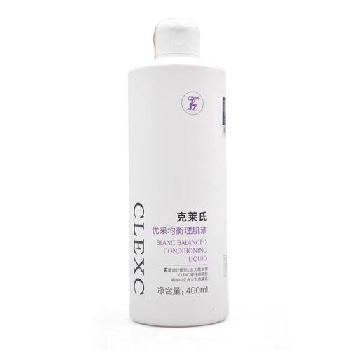 CLEXC克莱氏优采均衡理肌液400ml调节水油舒缓控油爽肤水正品