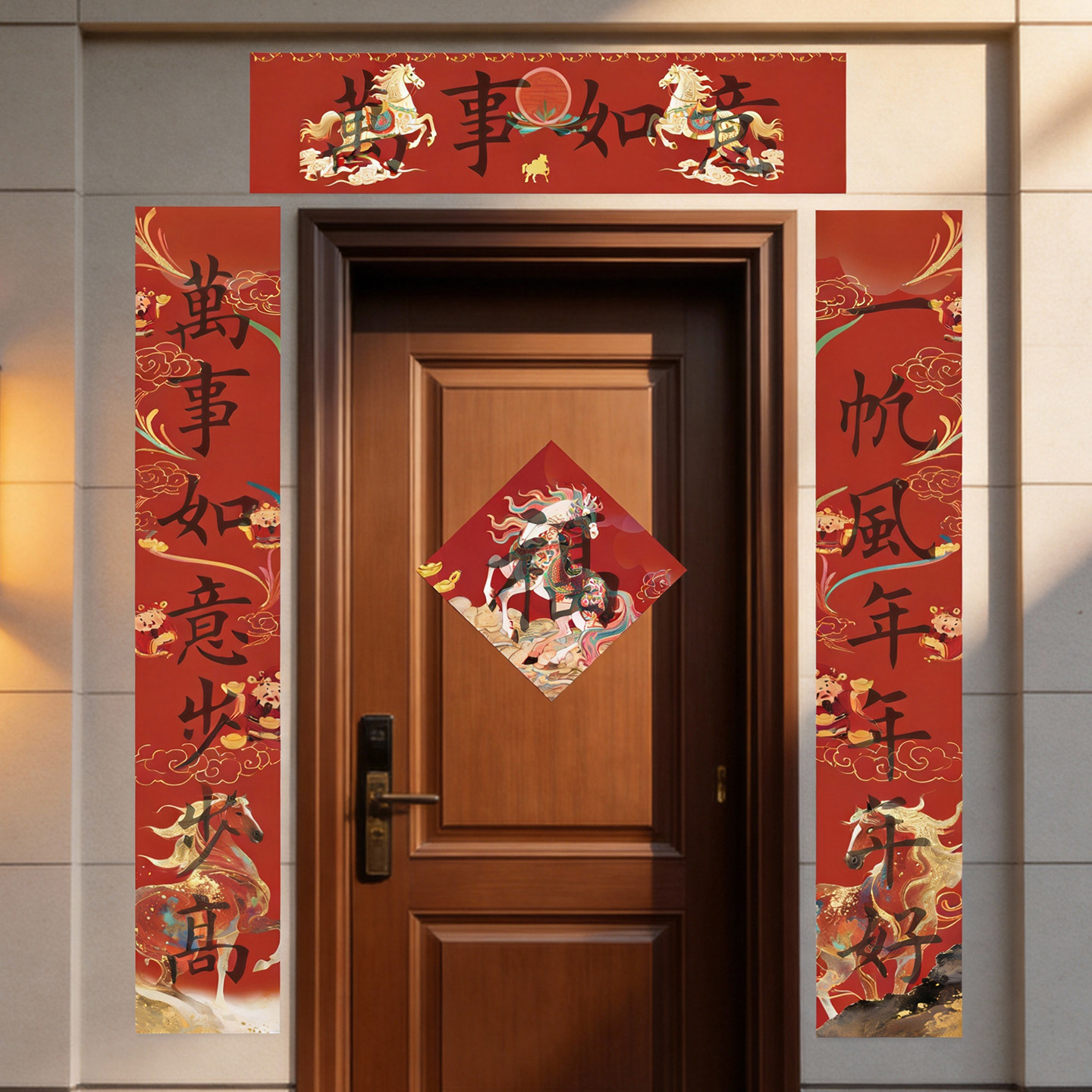 2026年描红自写对联初学者零基础马年新款高档空白手写宣纸对联春联纸新年自写春联斗方套装,文具电教/文化用品/商务用品,宣纸,淘宝优惠券,粉丝福利购,淘宝优惠卷