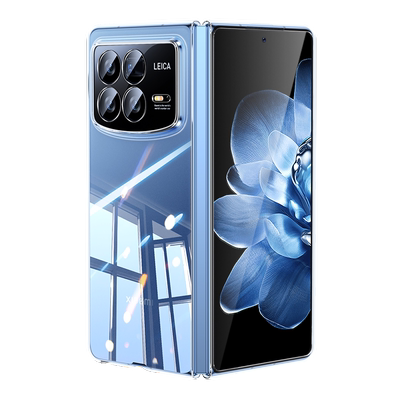 适用小米mixfold4手机壳新款大折叠屏透明小米mix Fold4保护套防摔全包fold4简约内屏外屏膜外壳硬限量版配件