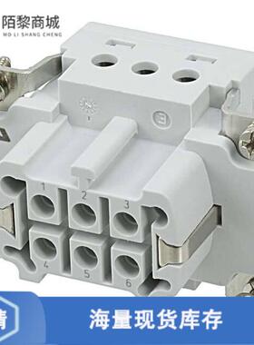 全新原装1-1103635-1正品/INSERT FEMALE 6POS+1GND SCREW