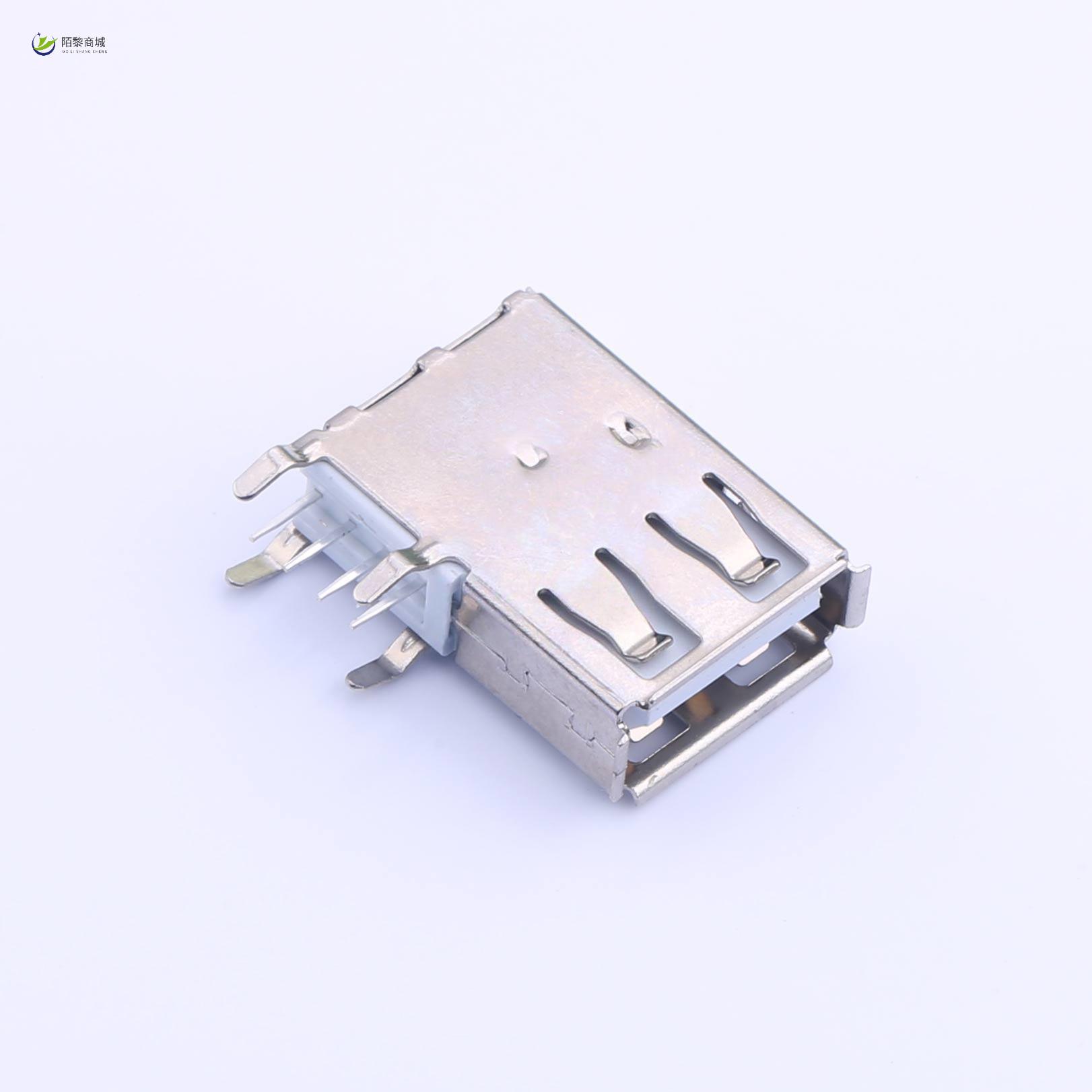 全新原装USB-U263-BJS正品/USB 2.0 AF 90度DIP 侧插