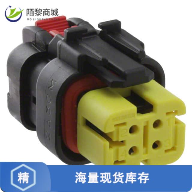 全新原装776487-3正品/CONN PLUG ASSY 4POS 14-18AWG YEL