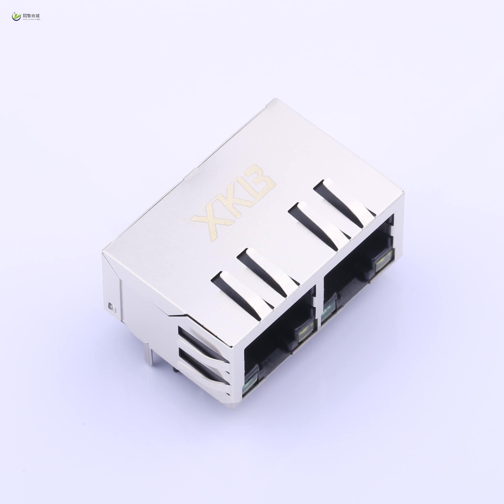 全新原装X01BQ066DA2AD正品/RJ11/RJ45 2端口 弯插