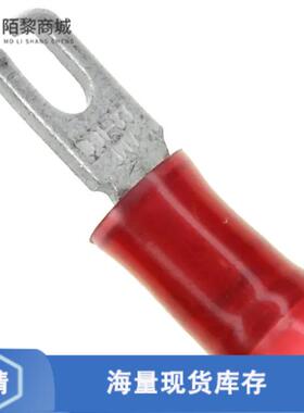 全新原装324608正品/CONN SPADE TERM 16-22AWG #2 RED